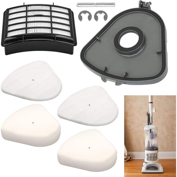 Vacuum Dust Bucket Cover & Filters Replacenent for  Navigator Lift  NV350 NV351 NV352 NV356E S2 NV360 NV355 NV356 NV357 NV358 NV353 UV440 UV490 UV500 UV540 UV550 Vacuum Replace 115FFJ XFF350