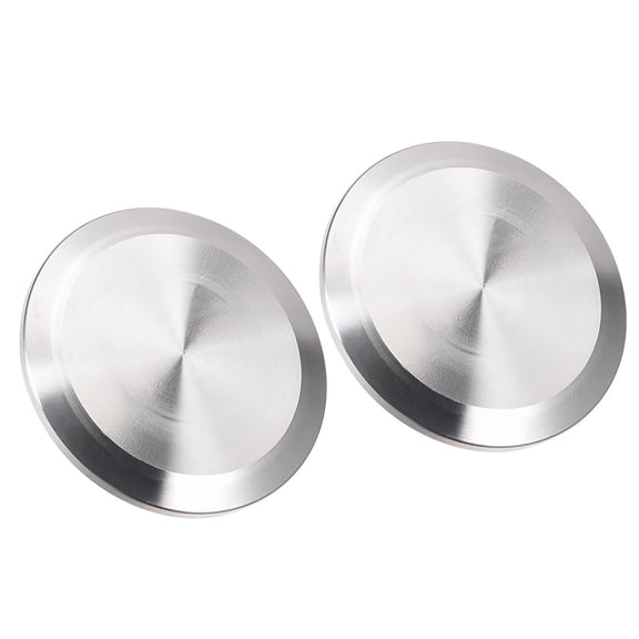 Vacuum End Cap 64mm Tube OD -Clamp Ferrule Flange Stainless Steel 304 Fitting Clamp 2 pcs