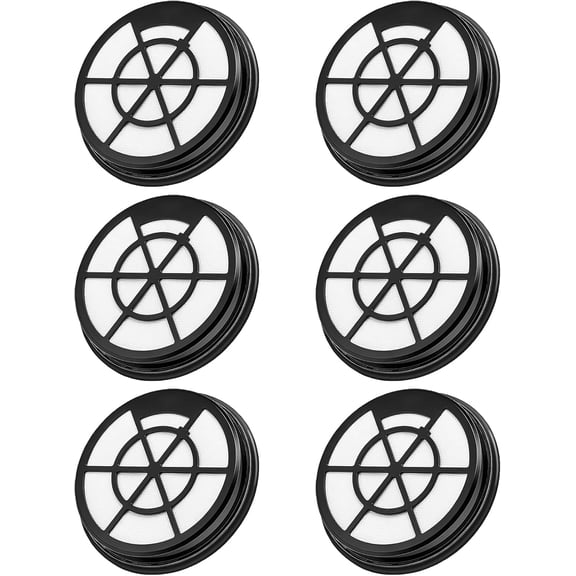 Vacuum Filter Replacement Compatible with Eureka WhirlWind Bagless Canister NEN110A NEN110B NEN110D Inlet Frame and Sponge Filter 6 Pack