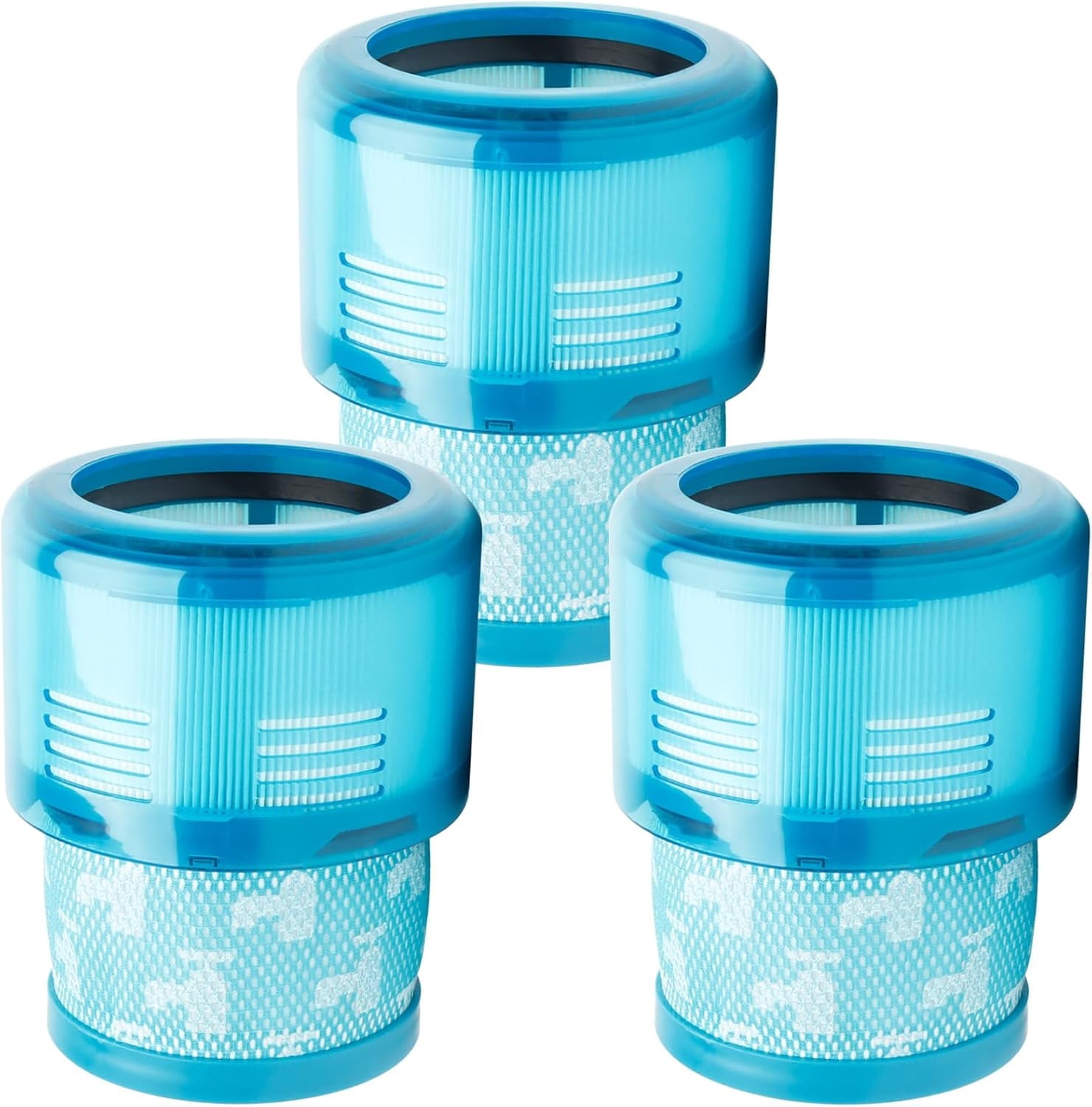 6-Pack Vacuum Cleaner Replacement Filters For 500 Series (510, 530, 580, 610, 625) – Yellow, White, Black