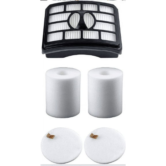 Vacuum Filter Replacement for Shark Rotator Pro Lift-Away NV500, NV501, NV502, NV503, NV505, NV510, NV520, NV552, UV560, Compared to Part # XFF500 & XHF500 (2 Post Filters + 4 Foam & Felt Filters)