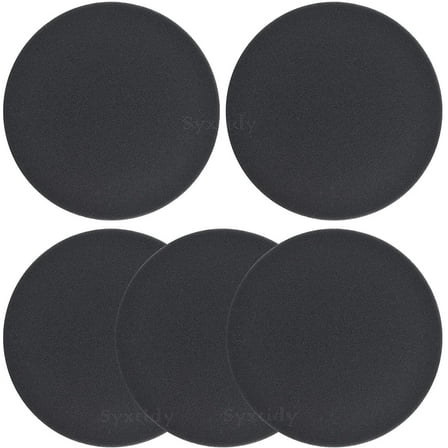 Vacuum Filter for Bissell, Filters Replacement for Bissell Powerforce Helix Bagless 2191, 2190, 2254, 2256, 1700, Part 1608225,5 Pack, Black