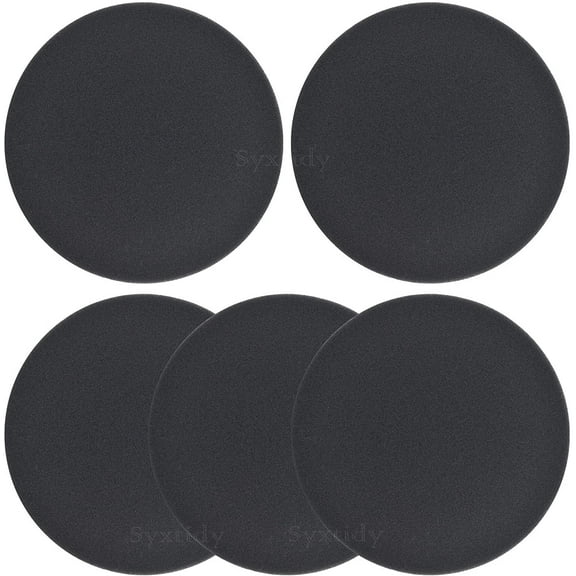 Vacuum Filter for Bissell, Filters Replacement for Bissell Powerforce Helix Bagless 2191, 2190, 2254, 2256, 1700, Part 1608225,5 Pack, Black