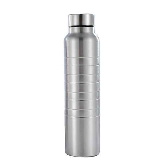Vacuum Flask Outdoor Thermal Cup - 1 Pc Rolled Thread Stainless Steel Travel Mug with Twist Top Large Capacity Portable Water Bottle Coffee Sports Water Bottle Mug, 1000ml