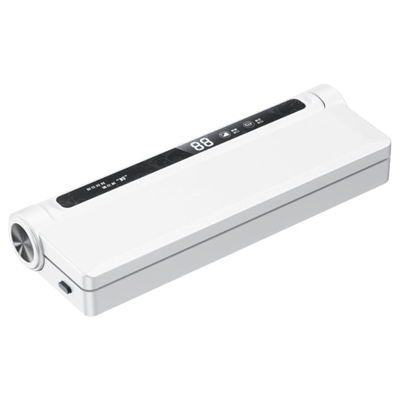 Vacuum Food Sealing Machine Vacuum Sealer Equipped with 20 Vacuum Sealed Bags Automatic Dry And Use Vacuum Sealer Machine One Click Intelligent Operation Digital Display Strong Sucti Wh1