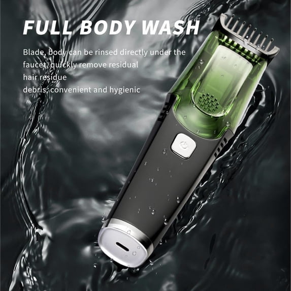Vacuum Hair Clipper for Men - Automatic Hair Suction Cordless Rechargeable Beard Trimmer, Professional 20-Length Setting IPX6 Waterproof Electric Shaver for Head Facial Hair, Home Barber Kit (Grey)