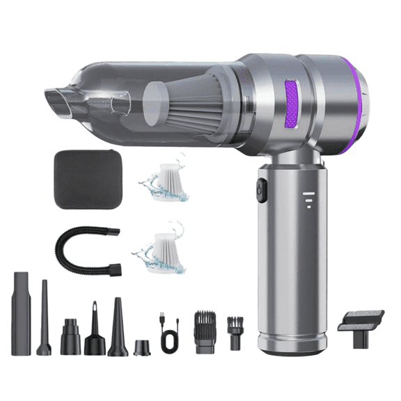 Vacuum Hand Held Brushless High Power Removal And Ventilation Integrated Large Suction Purpose Mini Blower.