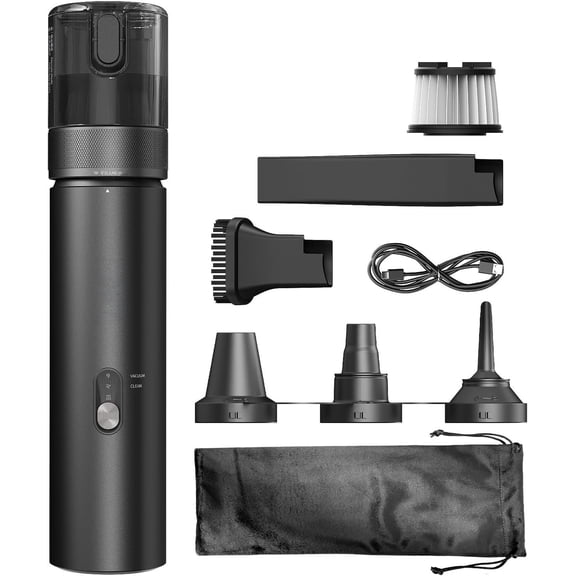 Vacuum, Handheld Vacuum Cleaner Blow & Suction 2 in 1, 20000PA High Power Vacuum Portable Cordless, Portable Vacuum for , 70 Mins Runtime, 3.5H Type-C Charge, , Keyboard Cleaning