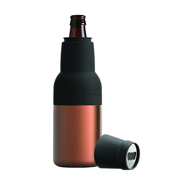 Vacuum Insulated Double Walled Stainless Steel Beer Bottle Cooler Can Opener