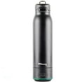 thumbnail image 1 of Vacuum Insulated Premium Water Bottle with Rechargeable Bluetooth Speaker - Steel Double Wall Design + Lights, Convenient drinking spout, Lid Lock, and Carry Handle (700ml/23.6 oz) Black, 1 of 7