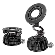Geyo Magnetic Car Phone Mount with Vacuum Suction, 360  Adjustable Holder for Dashboard, Windshield and Glass