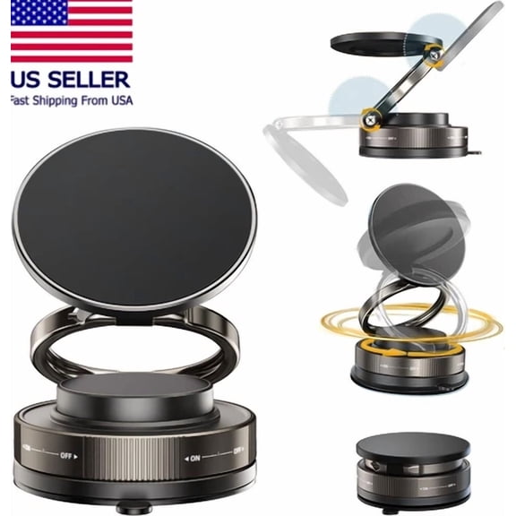 Vacuum Magnetic Phone Holder Stand, Strong Suction Cup, Mobile Stand For Car