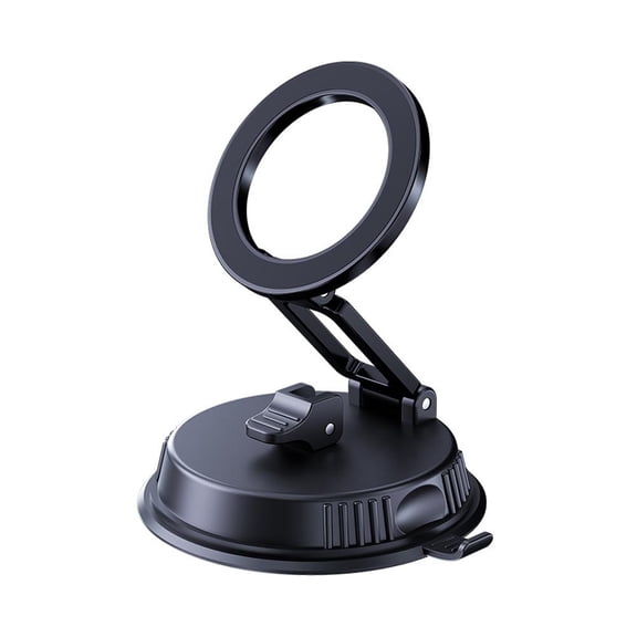 Vacuum Magnetic Suction Cup Car Phone Holder Stand Rotation Mount 360