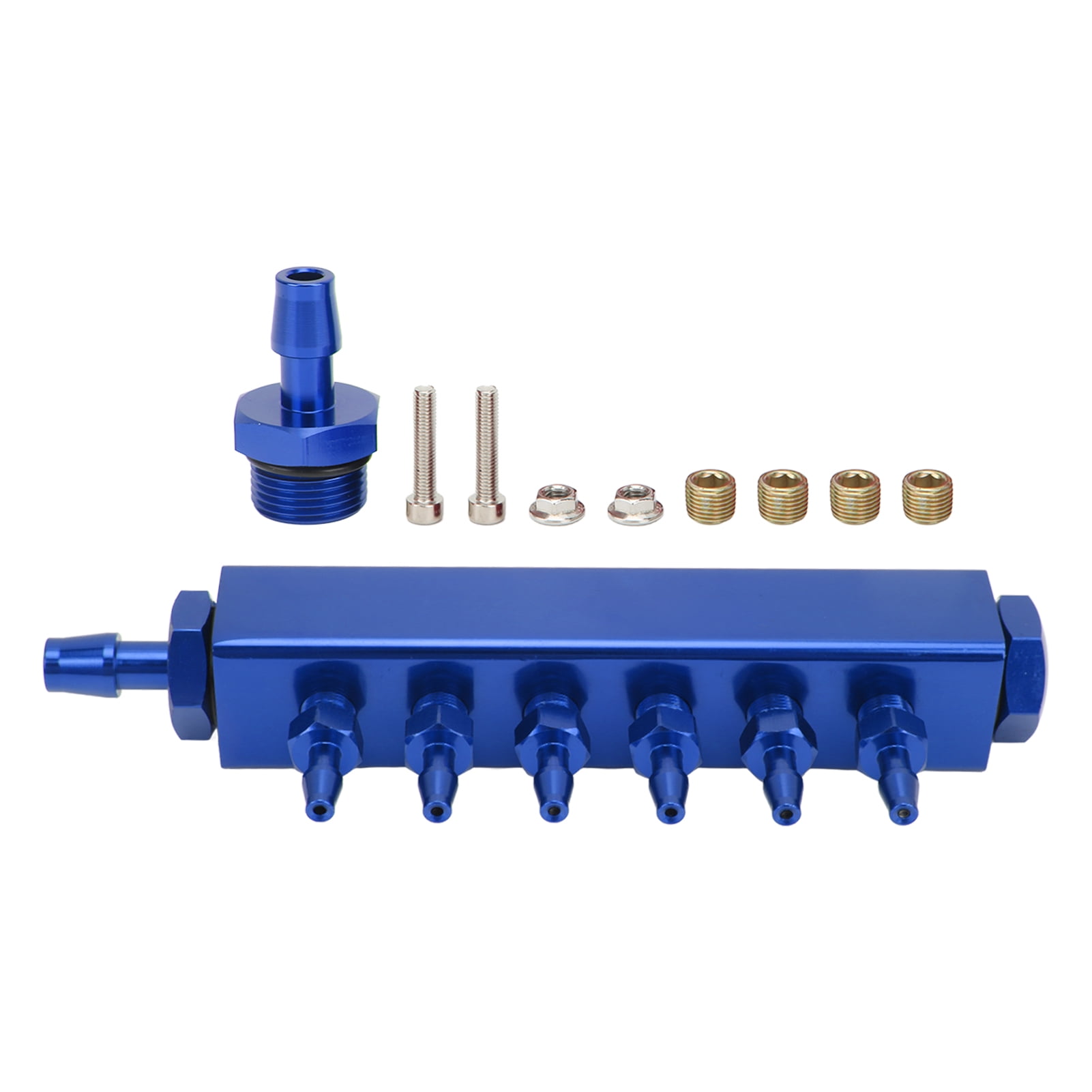 Vacuum Manifold Kit , 1/8NPT Fittings 1/2in NPT Inlet Outlet 6 Port
