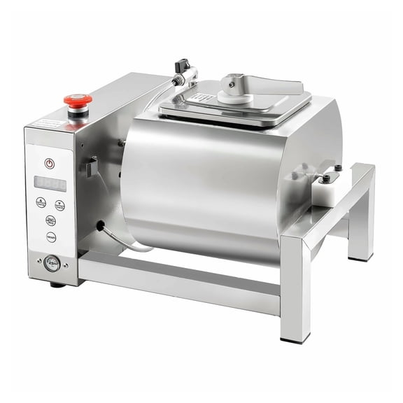Vacuum Meat Marinator 10L - Stainless Steel Marinator Machine for Chicken, Steak, Fish - Commercial & Home Use - Bidirectional Rotation