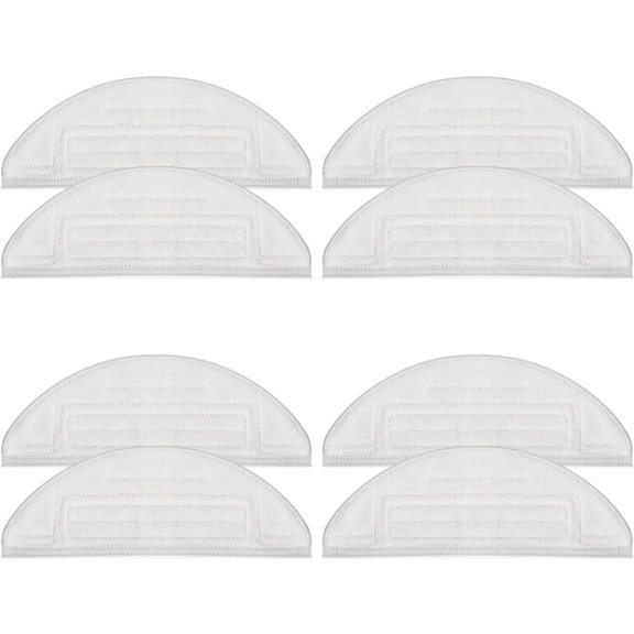 Vacuum Mop Replacement Pads For Roborock S8/S8+/ S7 MaxV Plus/ S7 MaxV Ultra/ S7/ S7+ Reusable Hard Floor Cloth Expert Wet Replacement Microfiber Soft Pad (8 Mop Pads)
