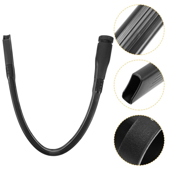 Vacuum Portable Cleaner Nozzle Small Mini Car Flexible Hose Attachment Black