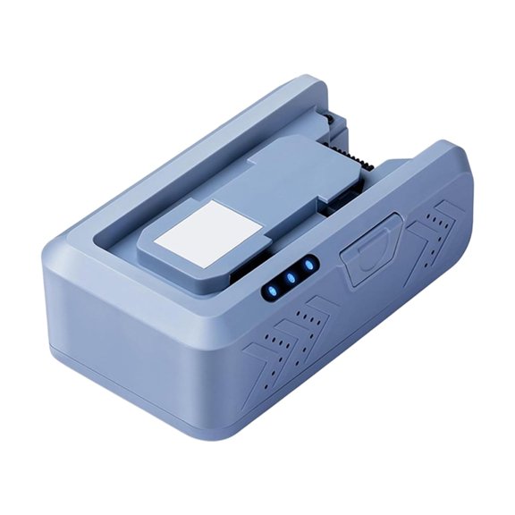 Vacuum Power Battery Replacement, 64.8W 21.6V Battery Pack with Top Terminal Slot, Side Light Window, and Slide-In Struc