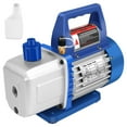 thumbnail image 1 of Vacuum Pump, 110V/60Hz 1/3HP 4 CFM Single Stage Vacuum Pump with Oil Bottle, Auto AC Vacuum Pump for R12 R22 R134a R410a R502 Automotive Air Conditioner Servicing Resin Degassing, 1 of 9