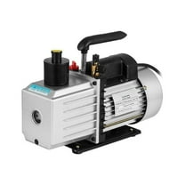 Vacuum Pump 1HP Two Stage HVAC Rotary Vane Degassing Processing Air Conditioning Auto AC Refrigerant Vacuum Pump 2-Stage ,Outstanding Oil Inlet System