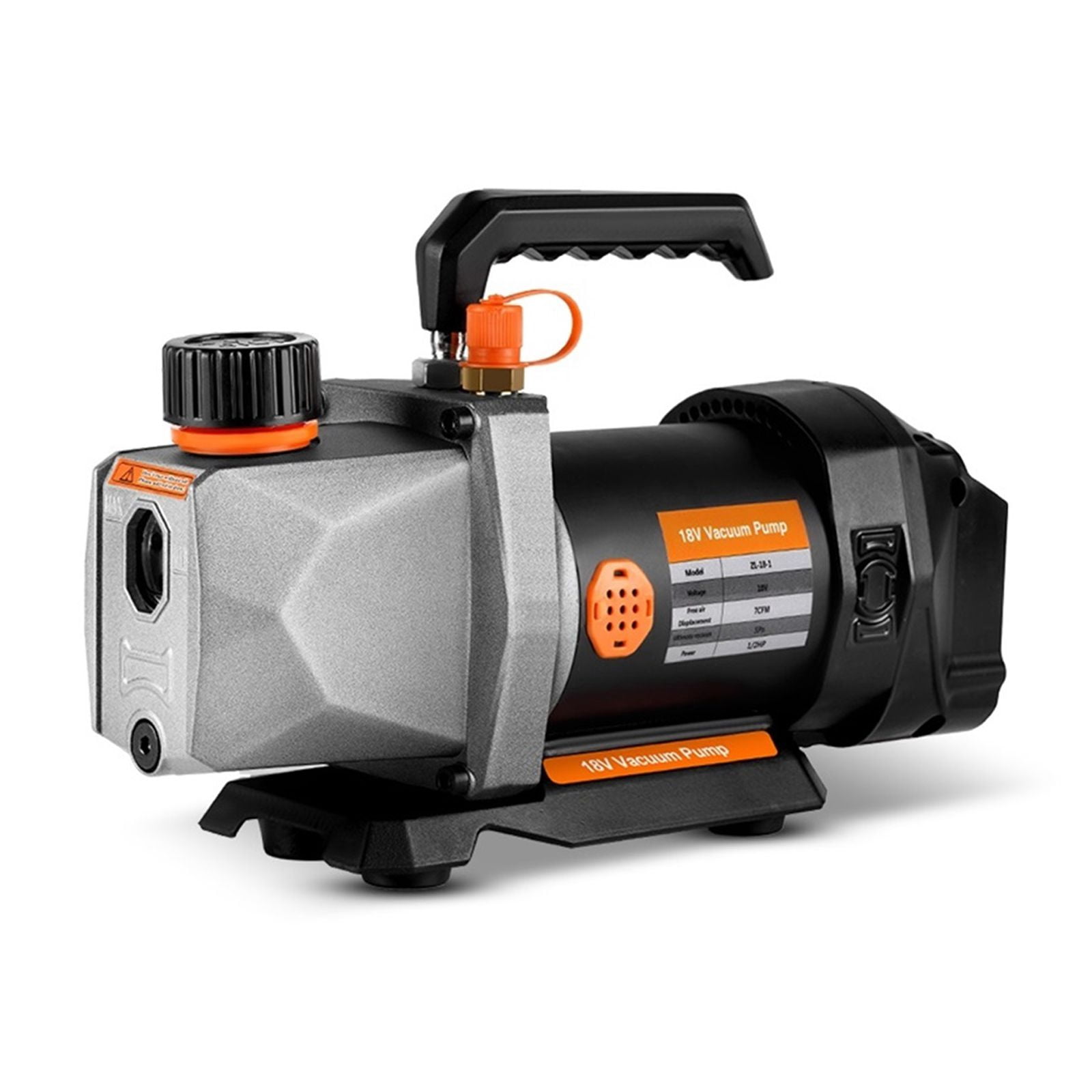 Vacuum Pump,7CFM 1/2HP Cordless Vacuum Pump 5PA 1/4 Air Inlet Refrigerator Air Conditioning Vacuum For 18v Battery