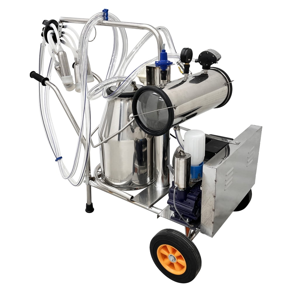 Vacuum Pump Milking Machine Cow and Sheep Milking Machine Single Bucket
