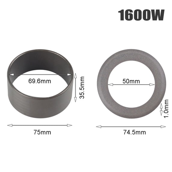 Vacuum Pump Oil-Free Mute Air Compressor Cylinder Sleeve Piston Cylinder Ring For 1600W