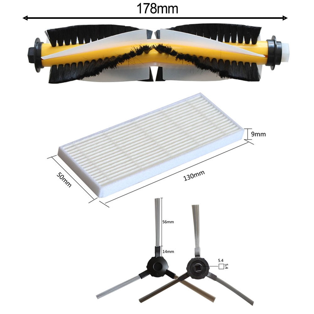 Vervanging Vacuüm Side Borstel Voor Blaupunkt Voor Bluebot Voor XEASY BPK VCBB1XE/Voor XPOWER/BPK-VCBB1XPW Stofzuiger Accessoires Onderdelen