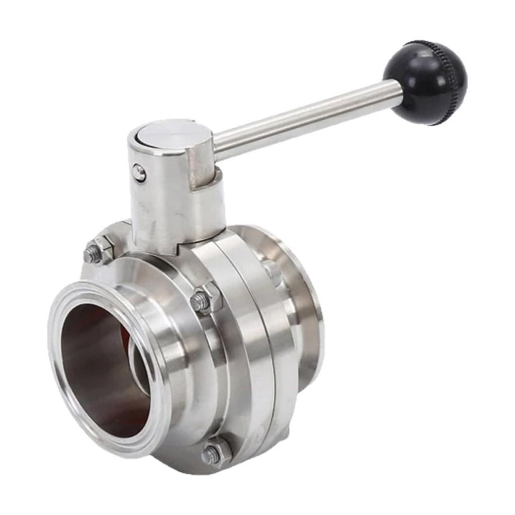 Vacuum Sanitary Butterfly Valves Stainless Steel Shut Off Flows vacuum-sanitary-butterfly-valves-stainless-steel-shut-off-flows