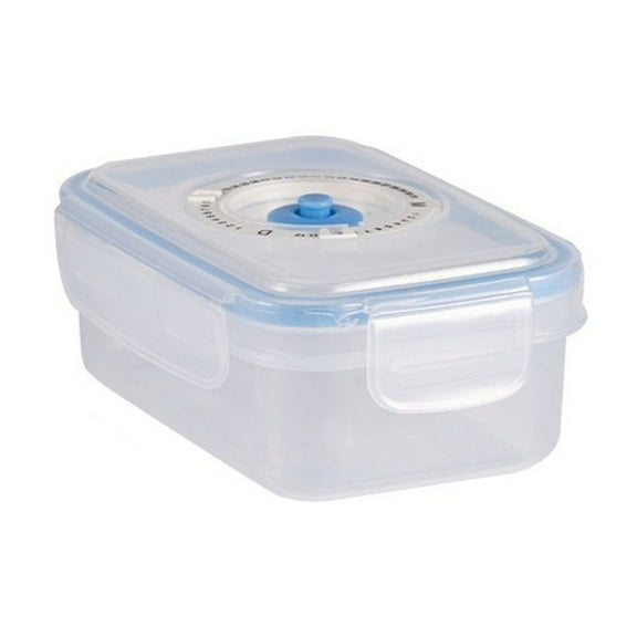 Vacuum Seal Airtight Food Storage Containers Clear Kitchen Canisters With Locking Lids For Dry Pantry Organization And Meal Prep Leakproof Containers