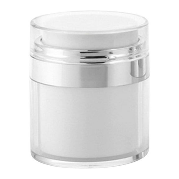 Vacuum Sealed Airless Cosmetic Jar Refillable Leakproof Travel Container For Lotions And
