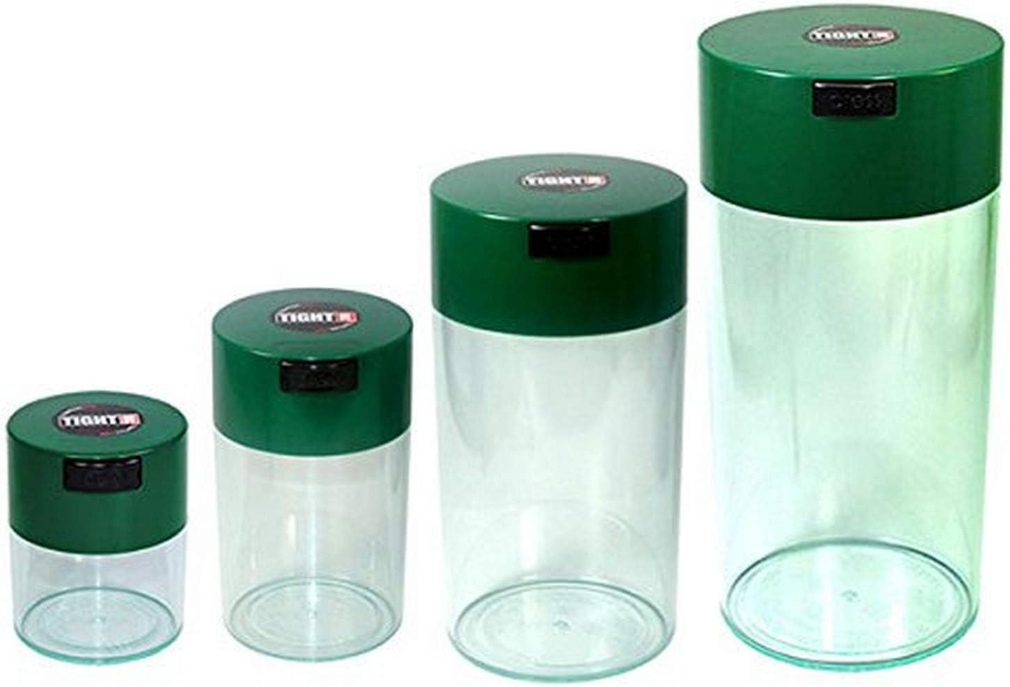 Vacuum Sealed Airtight Containers.29-Liter To 2.35-Liter, Green/Clear ...