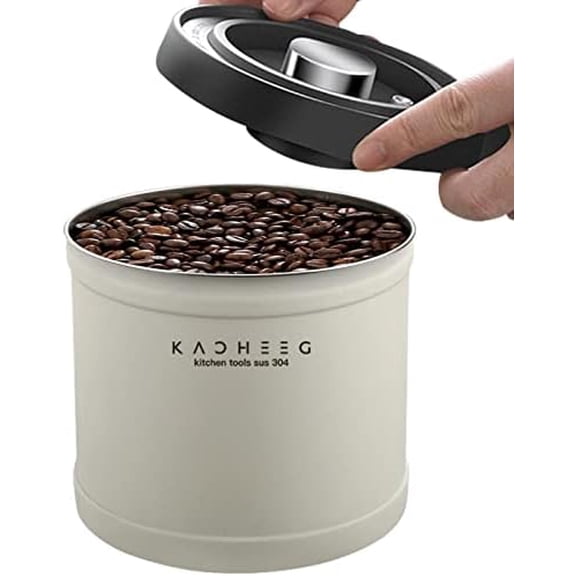 Vacuum Sealed Coffee Container,Coffee Beans Container With Vacuum Pump./Aroma Can Coffee Can./Coffee Storage Can For Coffee Beans, Tea, Cocoa, Noodles.