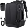 thumbnail image 1 of Vacuum Sealed Compression Backpack With Lockable Zippers And Padded Laptop Sleeve Business Bag For Travel Organized, 1 of 8