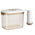thumbnail image 1 of Vacuum Sealed Food Storage Container with Pump, Clear PET Plastic Refrigerator Box for Freshness Preservation and Drainage, 1 of 6