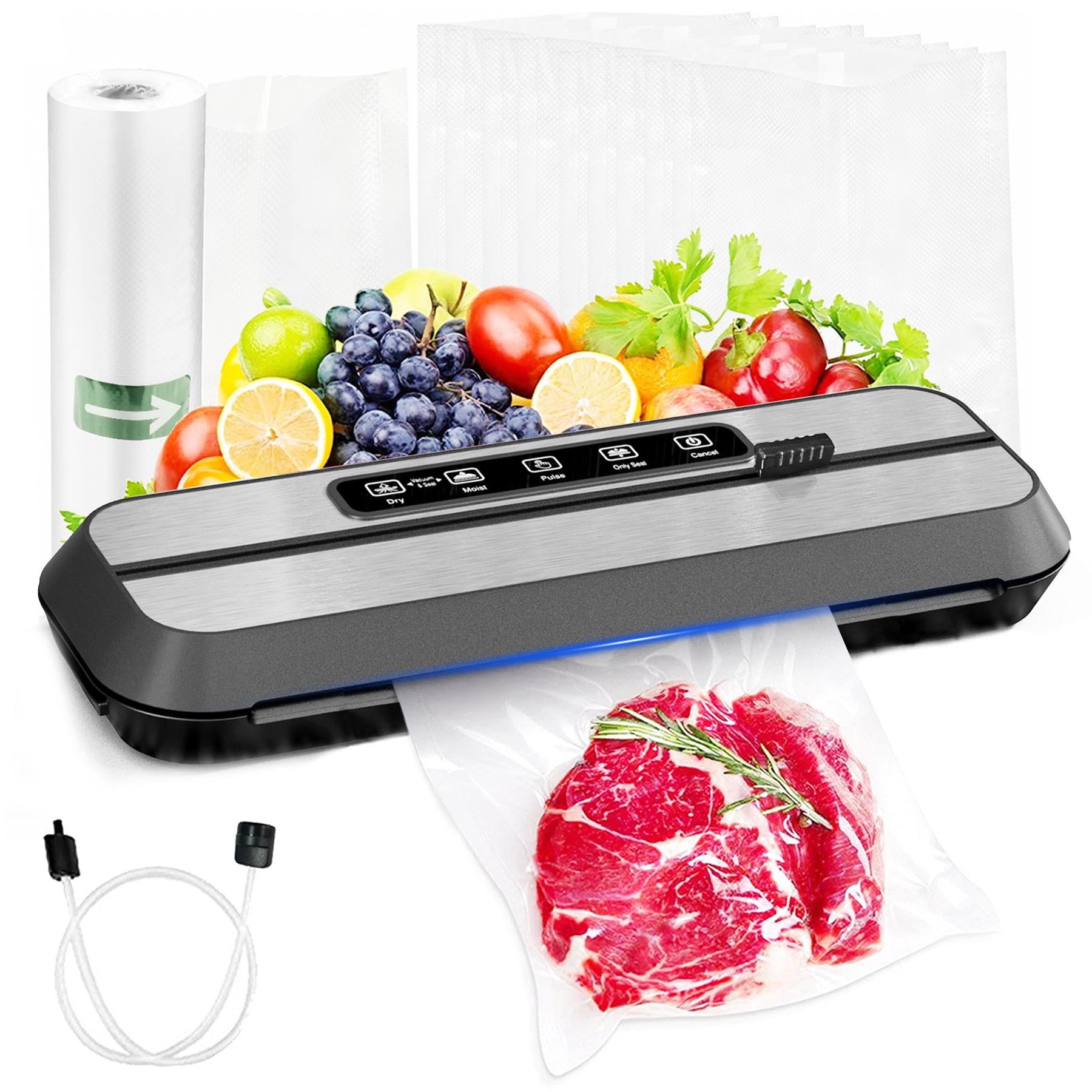 Vacuum Sealer, 80KPA Food Sealer Vacuum Sealers, with Buildin Cutter
