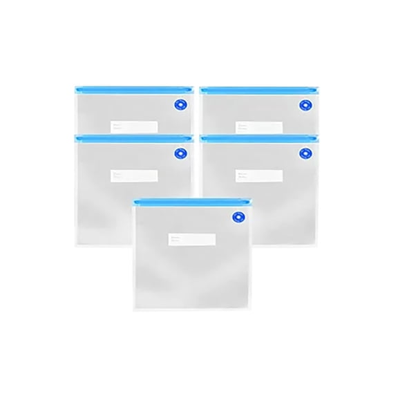 Vacuum Sealer Bags for Food Storage and Preservation, BPA-Free Commercial Grade Heat Seal Bags for Sous Vide Cooking and Freezer Organization, Pack of 50