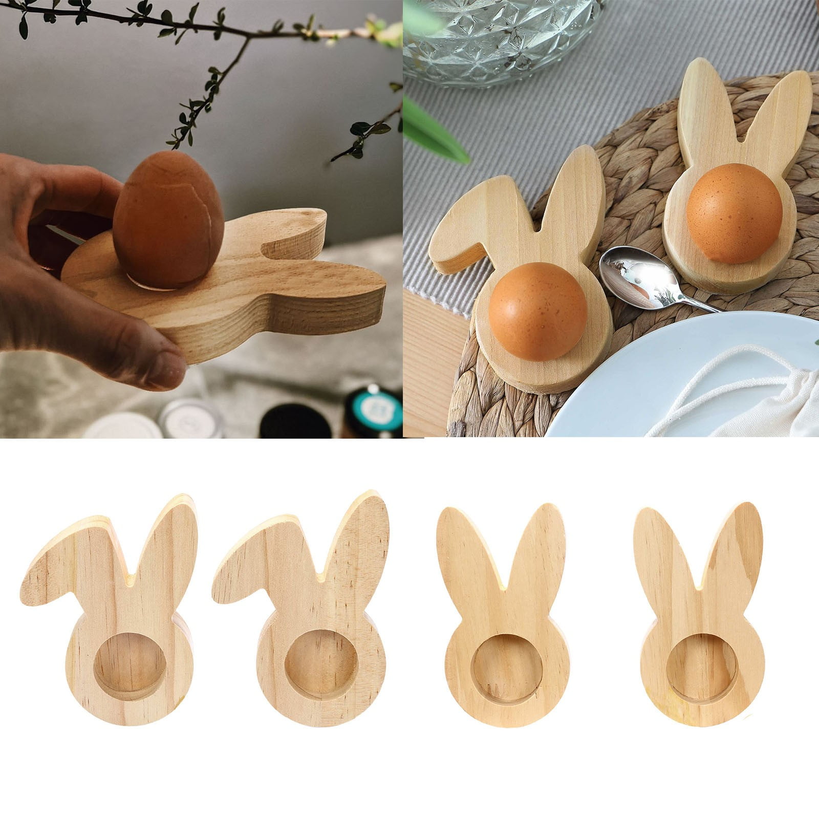 Vacuum Sealer Compression Packing Cubes 4Pcs Rabbit Egg Cup Egg Storage
