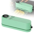 thumbnail image 1 of Vacuum Sealer for Food, Cordless Rechargeable Food Sealer for Dry/Moist Portable Design with 3 Snack Bags, Heat Sealer for Chip Bags, Travel Use(Green,L:4.92 inch), 1 of 8