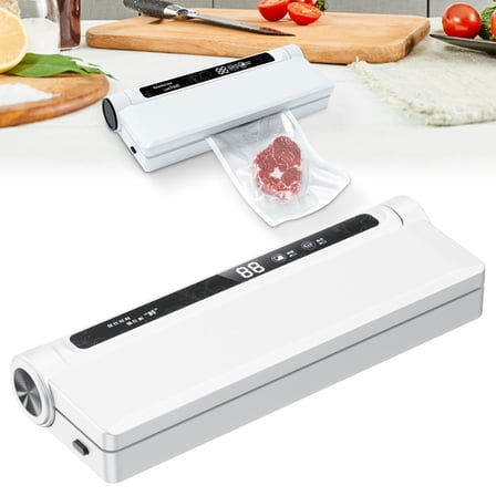 Vacuum Sealer Food Grade Packaging Sealing Grade Plug-In Model (Single Machine Model) Vacuum Sealer Equipped With 20 Vacuum Sealed Bags Automatic Dry and Use Vacuum Sealer Machine, By Meiiso