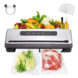 PowerXL Duo NutriSealer Plus 6-in-1 Vacuum Sealer Machine with Seal Bags  and 2-Pc. Roll Set, Food Preservation System, Gray - AliExpress