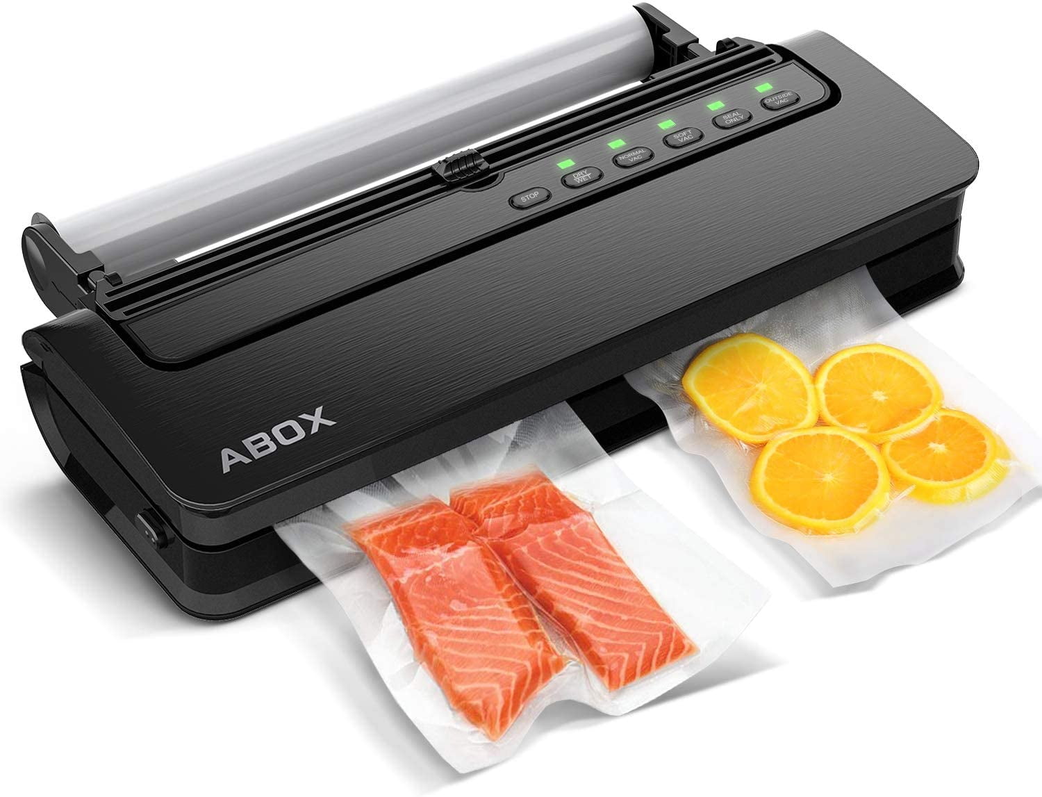 Aoresac Food Vacuum Sealer Machine for Food Saver Automatic Air Sealing  System for Food Storage Dry and Moist Food Modes Compact Design with 10Pcs  Seal Bags Starter Kit 