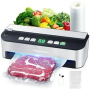 Vacuum Sealer Machine, Aeitto® 85KPA Fully Automatic 8-IN-1 Food Sealer with Bags Storage, Build-in Cutter, Moist&Dry Mo