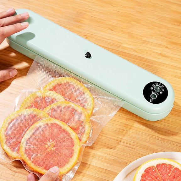 Vacuum Sealer Machine Automatic | 120W Motor | One-Touch Operation & Dual Sealing Modes | 60Kpa Vacuum Pressure | Green ABS | 12" Strip | Easy Clean | Prolongs Food Freshness