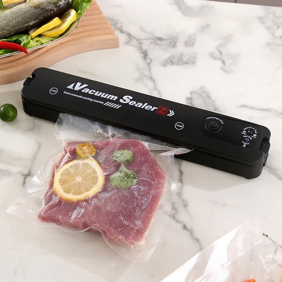 Vacuum Sealer Machine Automatic Food Sealer, Fast Vacuum Preservation System Continuous Sealing Compact Design Keeps Food Fresh Longer, For Meal Prep Food Storage Kitchen Freezer Sous Vide