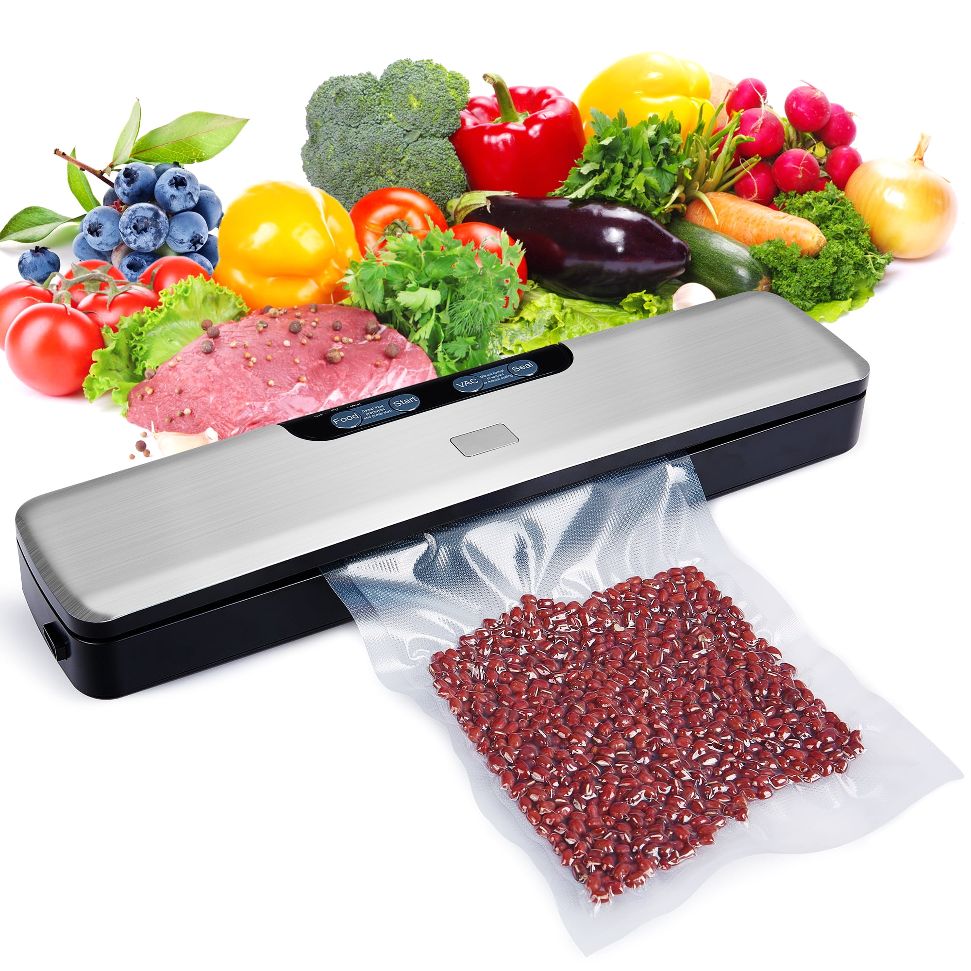 Vacuum Sealer Machine, BUSATIA Lightweight Food Vacuum Sealer Compact