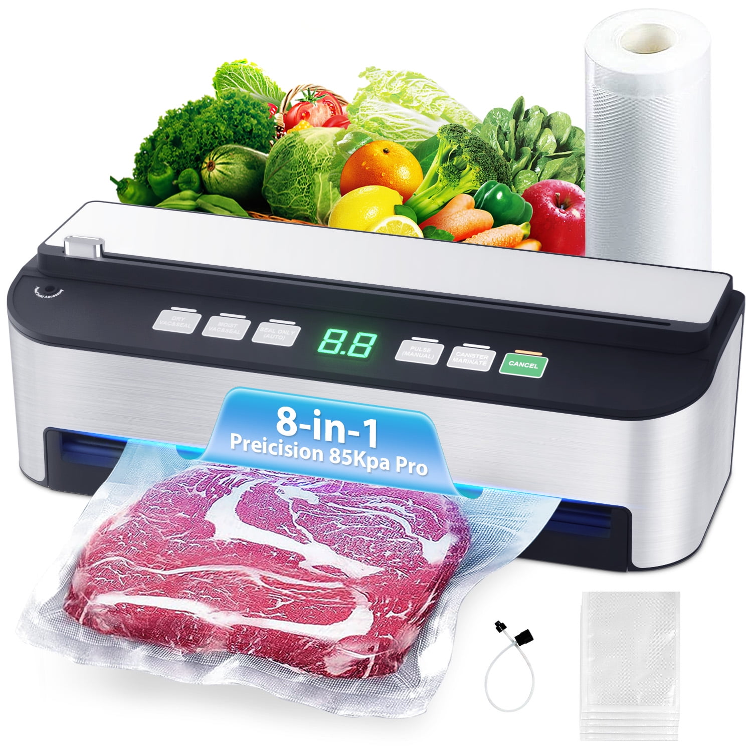 Beelicious® Pro 8-in-1 Automatic Vacuum Sealer Mac