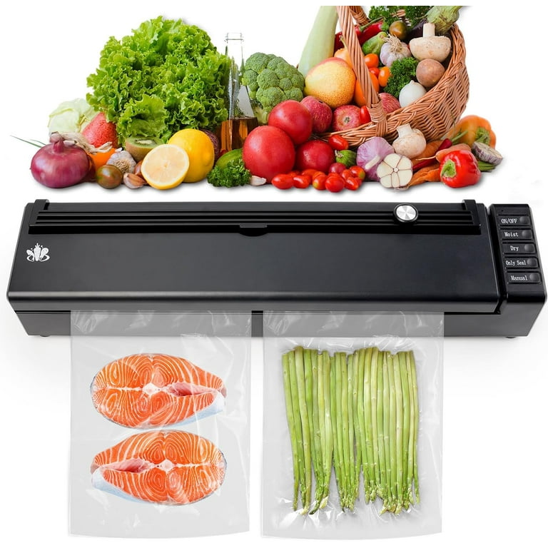 2 in 1 Vacuum Sealer Machine Meal Food Saver System Preservation With 10  Bags