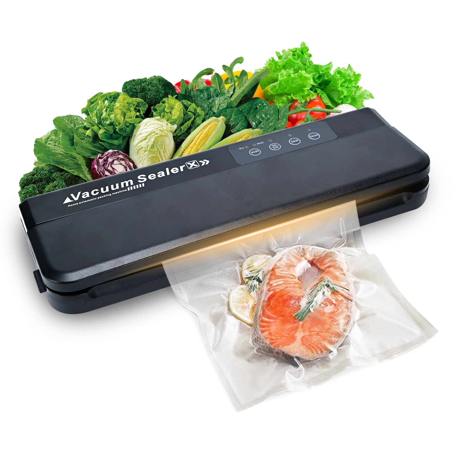 Lychee Portable Vacuum Sealer Machine, 6 IN 1 Food Saver, Sous Vide