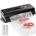 thumbnail image 1 of Casabay Vacuum Sealer Machine with 2 Rolls Vacuum Seal Bags, Compact Food Saver Vacuum Machine Built-In Cutter, Perfect for Meal Prep, Peftovers, Freezer Storage, 1 of 9